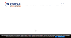 Desktop Screenshot of ferrarigreen.com